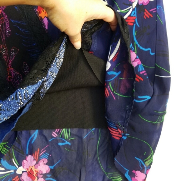 FRANCESCA Rose Maxi Skirt Mix Print Panels Boho Festival Size L - EUC! - Picture 11 of 15